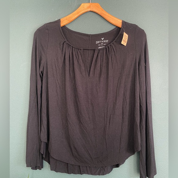 American Eagle Outfitters Tops - American Eagle Black Top